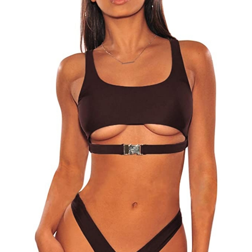 Women's Swimsuit Bikini Top with Buckle